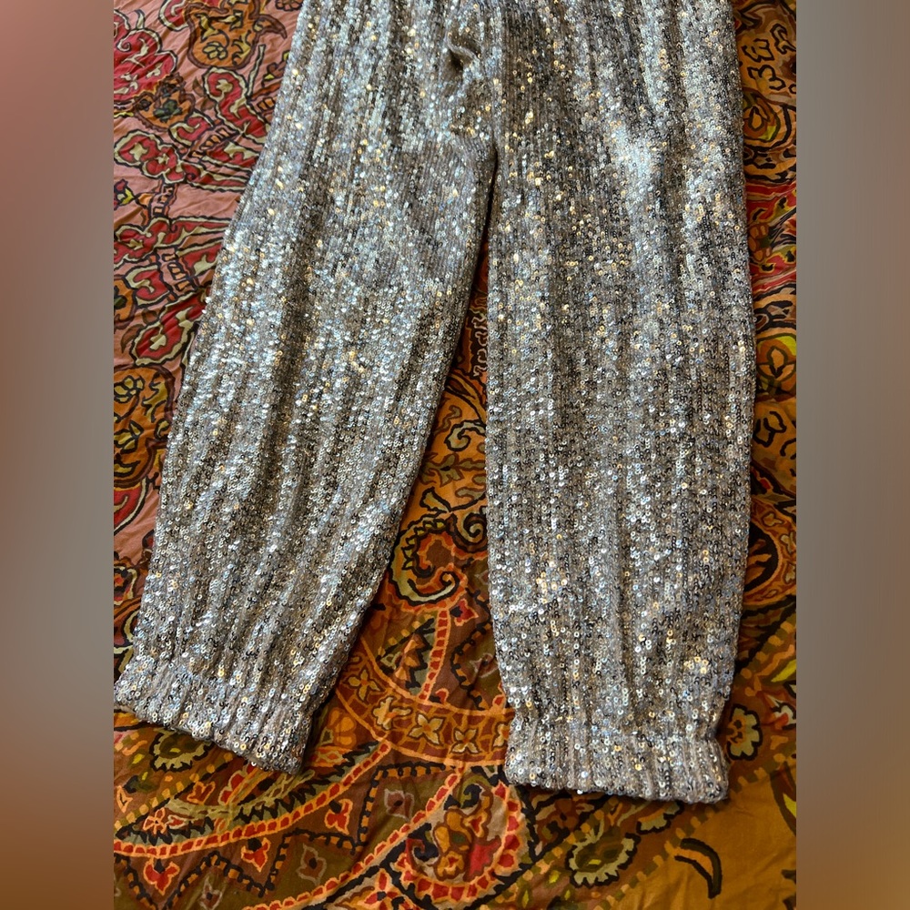 Sequin disco pants - Picture 2 of 5